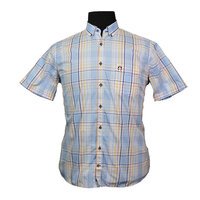 Campione Pure Cotton Window Pane Check Buttondown Shirt