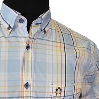 Campione Pure Cotton Window Pane Check Buttondown Shirt