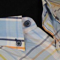 Campione Pure Cotton Window Pane Check Buttondown Shirt