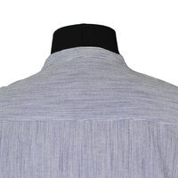North 56 91163 Pure Cotton Chinese Collar Vertical Stripe