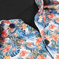 Casa Moda Pure Cotton Floral Print Fashion Shirt