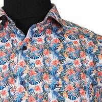 Casa Moda Pure Cotton Floral Print Fashion Shirt