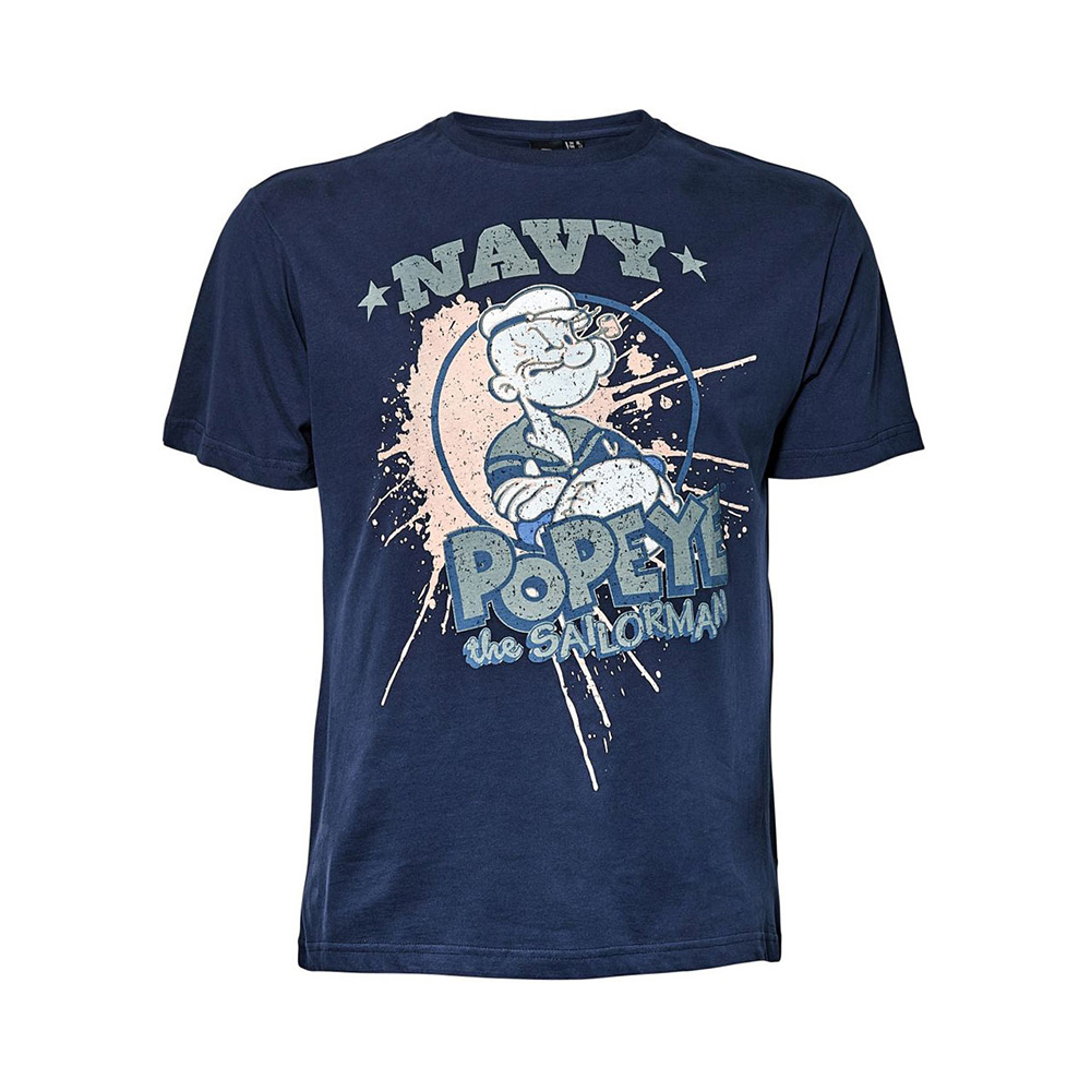 Replika 91359 Pure Cotton Licensed Popeye the Sailorman Print Tee