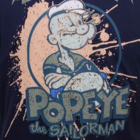 Replika 91359 Pure Cotton Licensed Popeye the Sailorman Print Tee