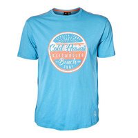 Replika 92309 Pure Cotton Beach Surf Print Fashion Tee