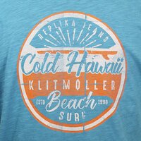 Replika 92309 Pure Cotton Beach Surf Print Fashion Tee