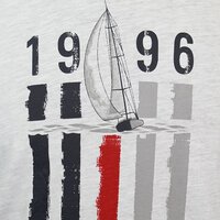 Kitaro Cotton 1996 Sailing Print Tee