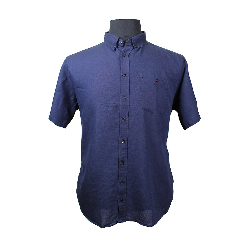 North 56 92101 Linen Cotton Mix Buttondown Collar Shirt