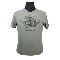 Kitaro Cotton PanAmericana Race V Neck Tee