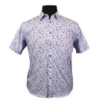 Innsbrook Cotton Mini Check Floral Pattern Shirt