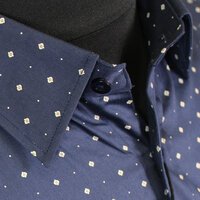 Frederick A PYH1000183 Pure Cotton Dot Dash Pattern Shirt