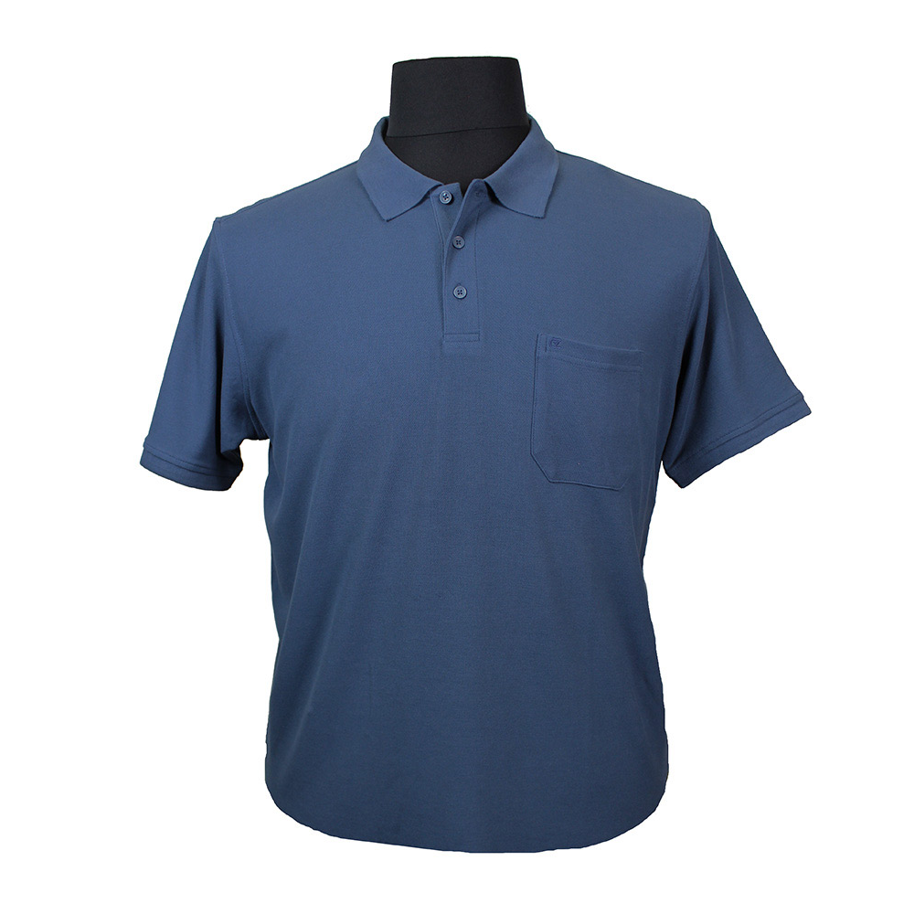 Casa Moda 4370 Premium Pure Cotton Plain Polo with Pocket