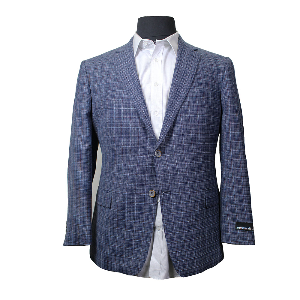 Rembrandt 8875 Wool Mix Multi Check Sports Coat