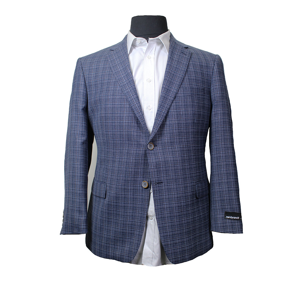 Rembrandt 8875 Wool Mix Multi Check Sports Coat