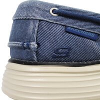 Skecher 65908 Lightweight Textile Lace Up Boat Shoe Style