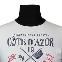 Kitaro Pure Cotton Cote D'Azur Print Fashion Tee