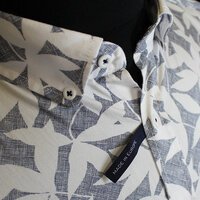 Casa Moda 931547 Pure Cotton Abstract Design Casual Shirt