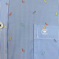 Casa Moda 3120201 Stretch Cotton Vertical Stripe Shirt