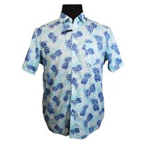 Casa Moda 3119401 Pure Cotton Pineapple Design Fashion Shirt