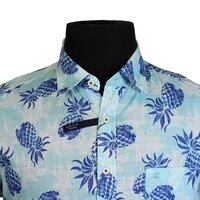 Casa Moda 3119401 Pure Cotton Pineapple Design Fashion Shirt