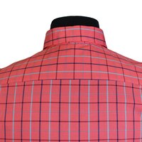 Casa Moda 3207204 Pure Cotton Small Pane Check Buttondown Collar