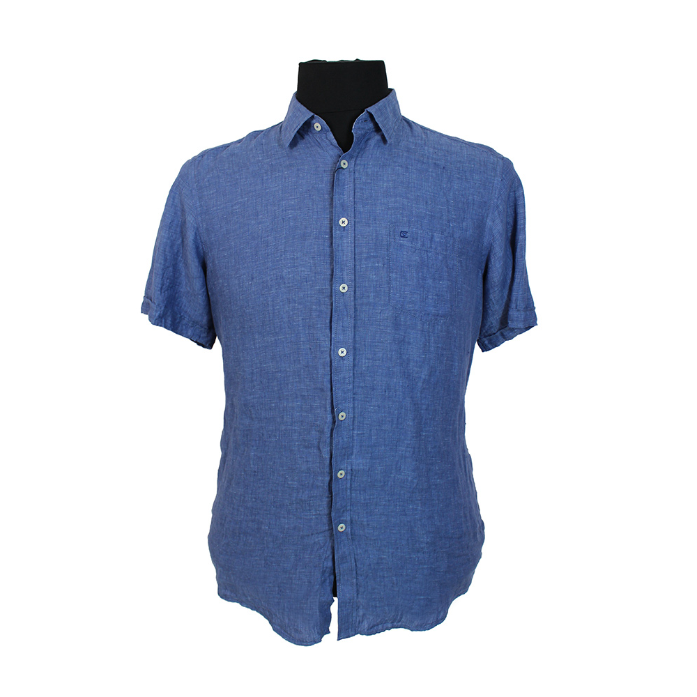 Casa Moda 3160201 Pure Linen Oxford Weave Design Fashion Shirt