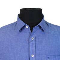 Casa Moda 3160201 Pure Linen Oxford Weave Design Fashion Shirt