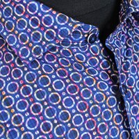 Casa Moda 3155001 Pure Cotton Circles Print Design Fashion shirt