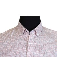 Casa Moda 3154804 Pure Cotton Glasses Pattern Buttondown Collar Shirt 