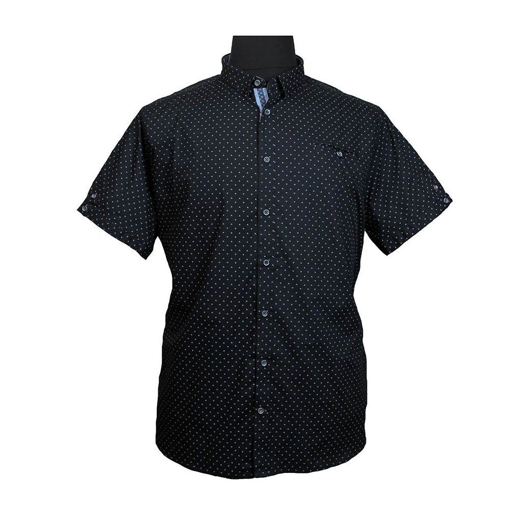 D555 10104 Cotton Arrowhead Pattern Buttondown Collar Fashion Shirt