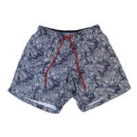 North 56 92104 Leaf Print Lined Swim Beach Short with Drawstring