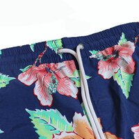 Kitaro 191402 Floral Design Lined Swim Beach Short