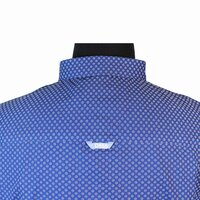 D555 10103 Cotton Circular Dot Pattern Buttondown Collar Shirt