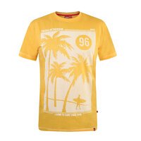 D555 60211 Cotton Mix Living to Surf Print Summer T/Shirt