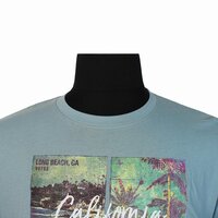 D555 60168 Cotton California Surfin 96 Print Summer Tee