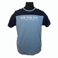 D555 60152 Cotton Mix New York City Print Summer TShirt