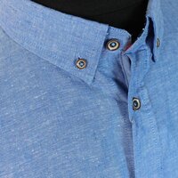 D555 10105 Linen Cotton Mix Chambray Weave Fashion Shirt