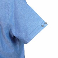 D555 10105 Linen Cotton Mix Chambray Weave Fashion Shirt