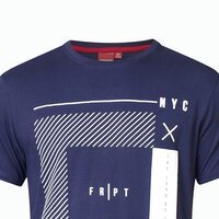 D555 60229 Pure Cotton NYC Panel Print Fashion Tee