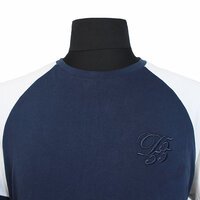 D555 60214 Pure Cotton Raglan Sleeve D555 Logo Fashion Tee