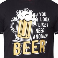 D555 60144 Pure Cotton Another Beer Fun Print Tee