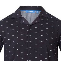 D555 10120 Viscose Abstract Diamond Pattern Summer Fashion Shirt