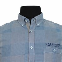 Casa Moda Neat Check Buttondown Collar Shirt