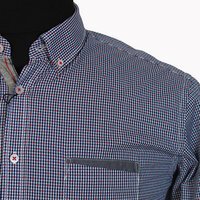 Casa Moda 32137 Cotton Classic Check with Dot Pattern Fashion Shirt