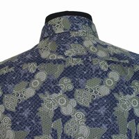 Berlin 555 Cotton Abstract  Print Shirt