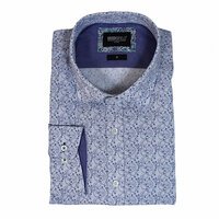 Brooksfield 1605 Luxe Cotton Paisley Pattern Fashion Shirt