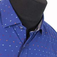 Casa Moda 3125601 Pure Cotton Dash Pattern Fashion Shirt