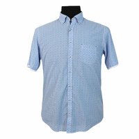 Casa Moda 3124201 Pure Cotton Vertical Stripe Diamond Shirt
