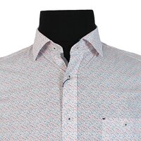 Casa Moda 931241 Pure Cotton Abstract Mini Design Casual Shirt
