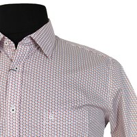 Casa Moda Pure Cotton Abstract Dot Pattern Fashion Shirt